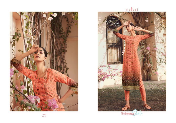 Aakriti By Maisha 10081-10085 Kurti With Bottom Catalog